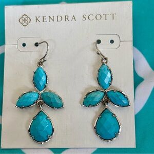 Kendra Scott Kendall Vintage Turquoise Earrings